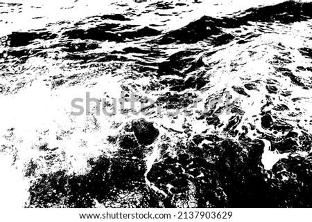 Similar – Image, Stock Photo Stormy sea with foamy waves