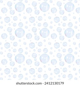 Bubble Seamless Pattern and Bubble Background or Bubble Pattern Design