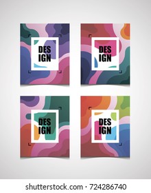 ?olorshade bubble shapes frame  for design business cards, invitations, gift cards