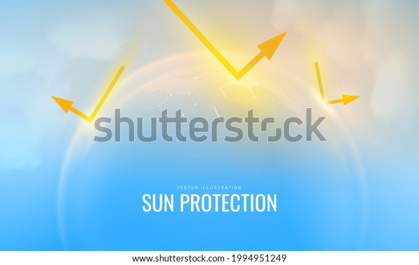 Bubble shield geometric vector illustration on a
blue background. Dome shield futuristic for protection in an
abstract glowing style