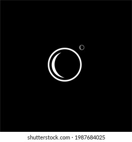 Ilustración de Silueta de Burbujas. Ilustración vectorial 