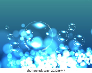 Bubble soap background