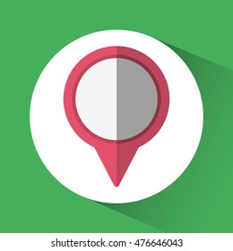 bubble social network communication media con. Colorful circle and flat design. Vector illustration