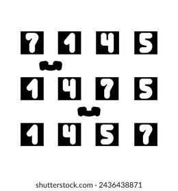 bubble sort algorithm glyph icon vector. bubble sort algorithm sign. isolated symbol illustration