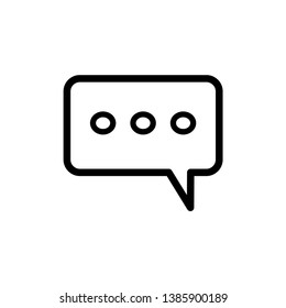 bubble speak icon trendy flat design 