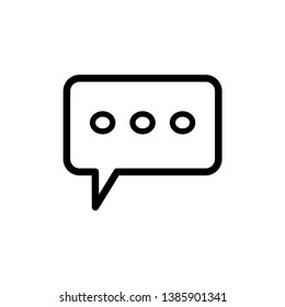 bubble speak icon trendy flat design 