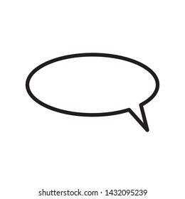 bubble speak icon vector illustration template