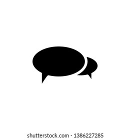 bubble speak icon vector. trendy flat style