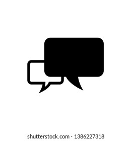 bubble speak icon vector. trendy flat style