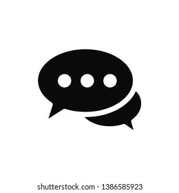 Bubble Speak Icon Vector Trendy Style