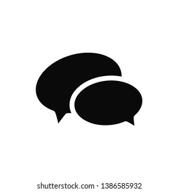 bubble speak icon vector trendy style
