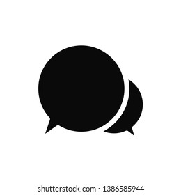 bubble speak icon vector trendy style