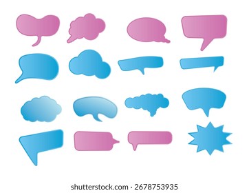 Bubble speech callout texting for people talk and motivation 