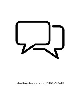 Bubble Speech Chat Icon Template