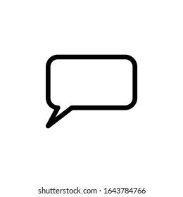 Bubble speech chat icon template - high quality
