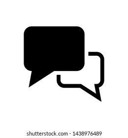 Bubble Speech and Chat Symbol Icon Vector Design Illustration