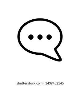 Bubble Speech and Chat Symbol Icon Vector Design Illustration