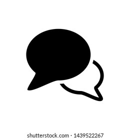 Bubble Speech and Chat Symbol Icon Vector Design Illustration