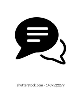 Bubble Speech and Chat Symbol Icon Vector Design Illustration