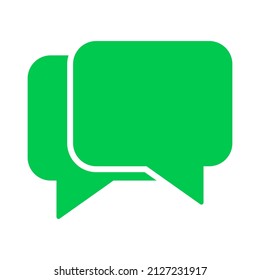 Bubble Speech and Chat Symbol Icon Vector Design Illustration.