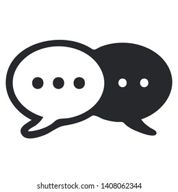 Bubble Speech Comunication Icon, Vector, Eps 10