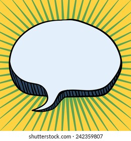 bubble speech design, vector illustration eps10 graphic 