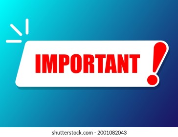 Bubble speech with exclamation sign illustration vector