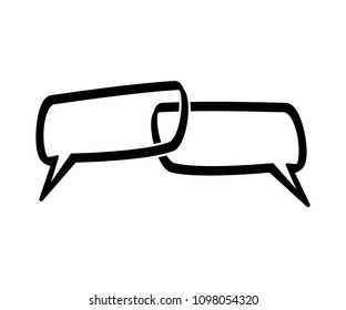 Bubble speech icon