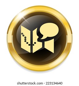 Bubble speech icon