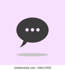 Bubble speech icon