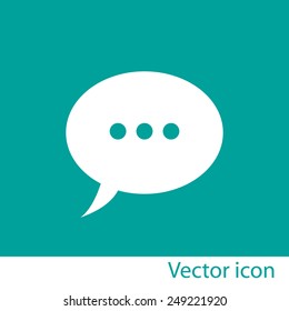 Bubble speech icon
