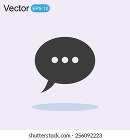 Bubble speech icon