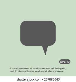 Bubble speech icon