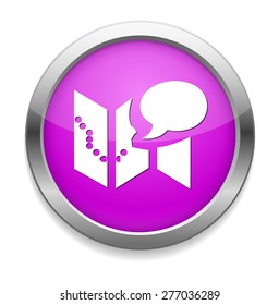 Bubble speech icon