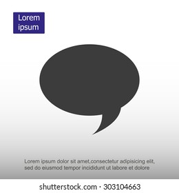 Bubble speech icon