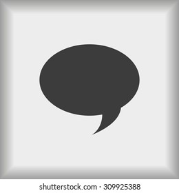 Bubble speech icon