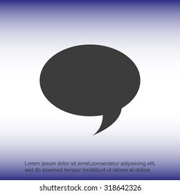 Bubble speech icon
