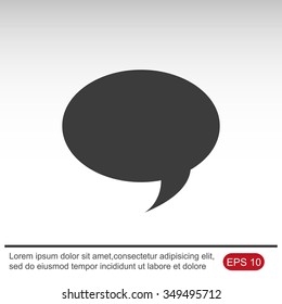 Bubble speech icon