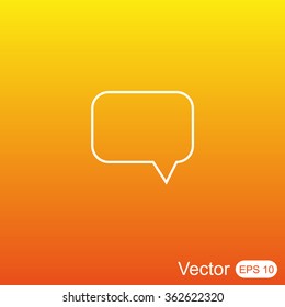 Bubble speech icon