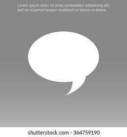 Bubble speech icon