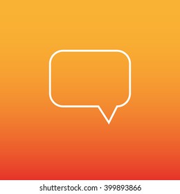 Bubble speech icon