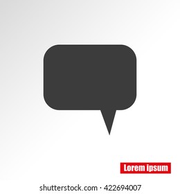 Bubble speech icon
