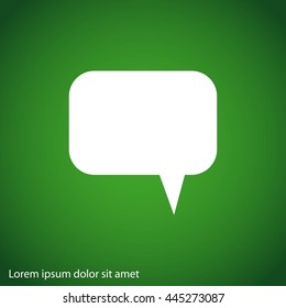 Bubble speech icon