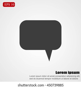 Bubble speech icon