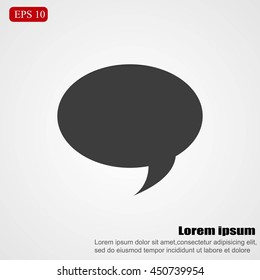 Bubble speech icon