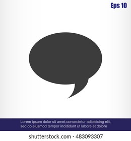Bubble speech icon