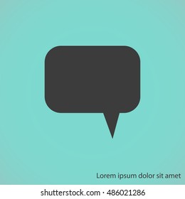 Bubble speech icon