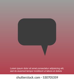 Bubble speech icon