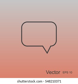 Bubble speech icon