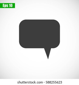 Bubble speech icon